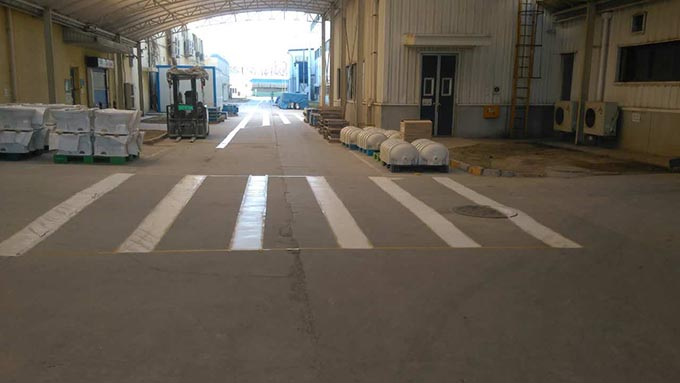 哈爾濱單位園區道路設計劃線